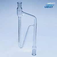 Dean and Stark Receiver, borosilicate glass, for hot extractor