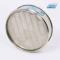 1.7mm x 20.0mm slotted stainless steel plate  grain sieve x 200mm to ISO 5223