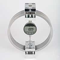 15kN Load Ring with clamped boss, digital dial gauge and RS232 connection