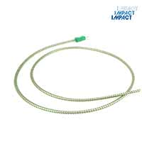 Heavy Duty Needle Probe, 6.35mm x 300mm - braided armour cable