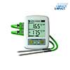 Two channel type K thermocouple logger without probes