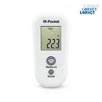 Pocket Infrared Thermometer with LED spot alignment	