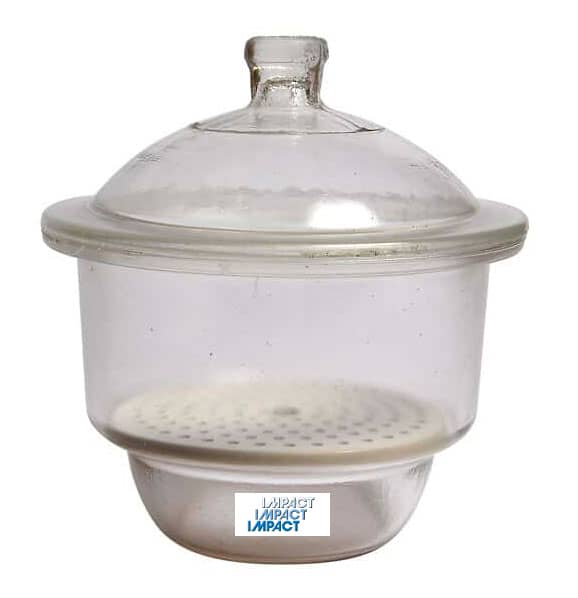 300mm Non-Vacuum Desiccator, glass with perforated porcelain disc